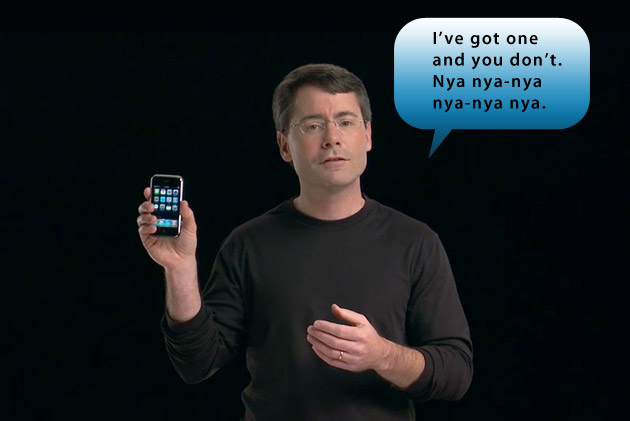 Apple's Guided Tour of the iPhone is basically mocking you saying, hey, check me out, I've got one, and you don't.